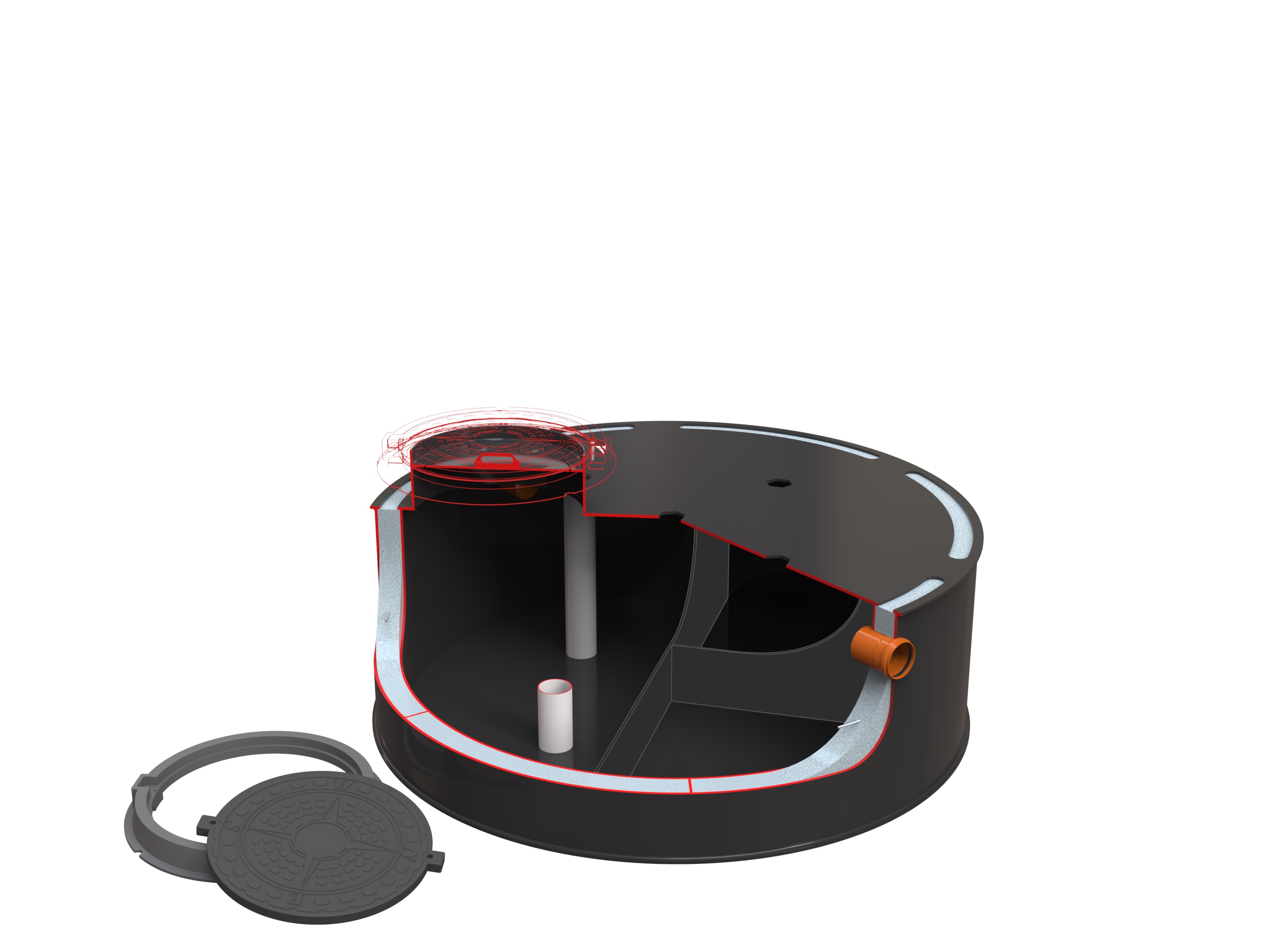 Double shelled septic tanks kolomaki